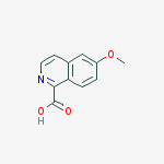 Structure of 6-methoxyisoquinoline-1-carboxylic Acid