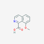 8-methoxyisoquinoline-1-carboxylic Acid结构式