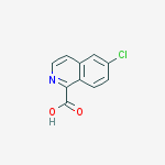 6-chloroisoquinoline-1-carboxylic Acid结构式