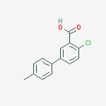 2-chloro-5-(4-methylphenyl)benzoic Acid结构式