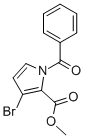 Structure of methyl1-benzoyl-3-bromo-1H-pyrrole-2-carboxylate
