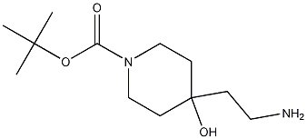 1-BOC-4-(2-氨乙基)-4-羟基哌啶结构式