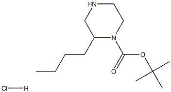 Structure of 1N-Boc-2-n-butylpiperazine-HCl