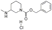 N-CBZ-3-甲氨基哌啶盐酸盐结构式
