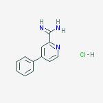 4-Phenylpicolinimidamide hydrochloride结构式