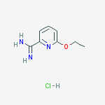 6-ETHOXYPICOLINIMIDAMIDE HYDROCHLORIDE结构式