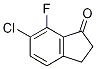 Structure of 6-chloro-7-fluoro-2,3-dihydro-1H-inden-1-one