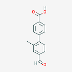Structure of 4'-FORMYL-2'-METHYLBIPHENYL-4-CARBOXYLIC ACID