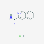 Structure of Isoquinoline-3-carboxiMidaMide hydrochloride