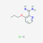Structure of 3-Propoxypicolinimidamide hydrochloride