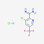 Structure of 3-Chloro-5-(trifluoromethyl)picolinimidamide hydrochloride