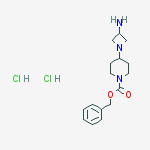 benzyl 4-(3-aminoazetidin-1-yl)piperidine-1-carboxylate,dihydrochloride结构式