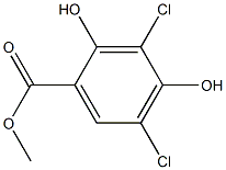 Structure of Methyl 3,5-dichloro-2,4-dihydroxybenzoate