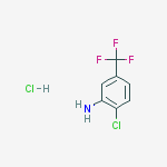 Structure of 2-Chloro-5-(trifluoromethyl)aniline hydrochloride