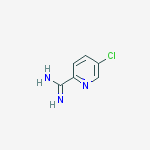 Structure of 5-chloro-2-Pyridinecarboximidamide