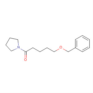 Structure of Pyrrolidine, 1-[1-oxo-5-(phenylmethoxy)pentyl]-