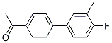 Structure of 4'-Acetyl-4-fluoro-3-Methylbiphenyl