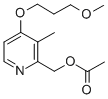 Structure of 2-(ACETOXYMETHYL)4-(3-METHOXYPROPOXY)-3-METHYLPYRIDINE