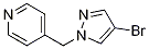4-Bromo-1-(pyridin-4-ylmethyl)pyrazole结构式