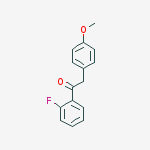 Structure of 1-(2-Fluorophenyl)-2-(4-methoxyphenyl)ethanone