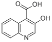 Structure of 3-HYDROXYQUINOLINE-4-CARBOXYLIC ACID