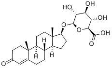 Structure of 17BETA-HYDROXY-4-ANDROSTEN-3-ONE 17-D-GLUCURONIDE
