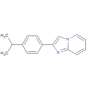 Imidazo[1,2-a]pyridine, 2-[4-(1-methylethyl)phenyl]-结构式