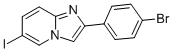 Structure of 2-(4-BROMOPHENYL)-6-IODOIMIDAZO(1 2-A)P&