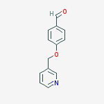 Structure of 4-(PYRIDIN-3-YLMETHOXY)BENZALDEHYDE