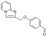 Structure of 4-(imidazo[1,2-a]pyridin-2-ylmethoxy)benzaldehyde