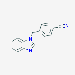 Structure of 4-(1H-benzimidazol-1-ylmethyl)Benzonitrile
