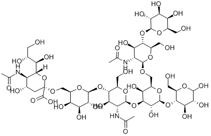 Structure of N-ACETYLNEURAMINYL-L-LACTO-N-NEO-HEXAOSE