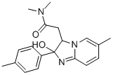 Structure of 6-METHYL-N,N-DIMETHYL-2-(4-METHYLPHENYL)-2-HYDROXYIMIDAZO[1,2-A]PYRIDINE-3-ACETAMIDE