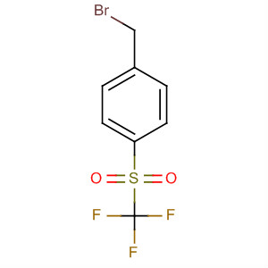 Structure of Benzene, 1-(bromomethyl)-4-[(trifluoromethyl)sulfonyl]-