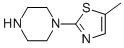Structure of 5-Methyl-2-(piperazin-1-yl)thiazole