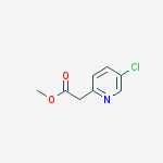 Structure of methyl 2-(5-chloropyridin-2-yl)acetate