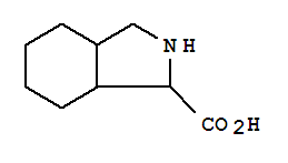 Structure of 1H-Isoindole-1-carboxylicacid, octahydro-