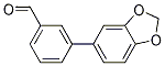 3-(Benzo[1,3]dioxol-5-yl)benzaldehyde结构式