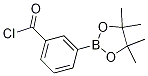 3-(4,4,5,5-tetraMethyl-1,3,2-dioxaborolan-2-yl)benzoyl chloride结构式