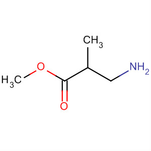 Structure of Propanoic acid, 3-amino-2-methyl-, methyl ester, (2S)-