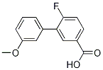 4-Fluoro-3-(3-methoxyphenyl)benzoic acid结构式