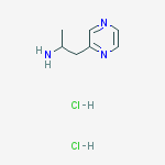 Structure of 1-Methyl-2-pyrazin-2-yl-ethylamine dihydrochloride