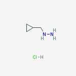 Structure of (CYCLOPROPYLMETHYL)HYDRAZINE HYDROCHLORIDE