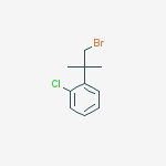 Structure of 1-(1-BroMo-2-Methylpropan-2-yl)-2-chlorobenzene