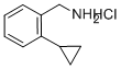 Chemical structure of 2-Cyclopropylbenzenemethanamine hydrochloride