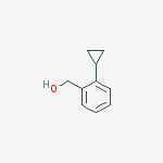 (2-Cyclopropylphenyl)methanol结构式