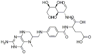 Structure of GlucosaMine L-5-Methyltetrahydrofolate
