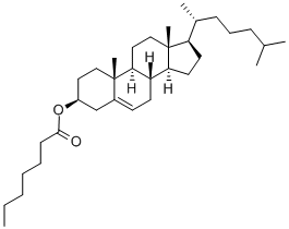 Structure of CHOLESTERYL HEPTANOATE