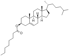 Structure of Cholesteryl caprylate