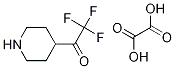 Structure of 2,2,2-Trifluoro-1-(piperidin-4-yl)ethanone oxalate